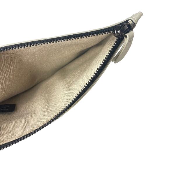 Botkier Valentina Flap Leather Clutch with Card Holder Beige Color MSRP: $88.00 - Picture 6 of 10